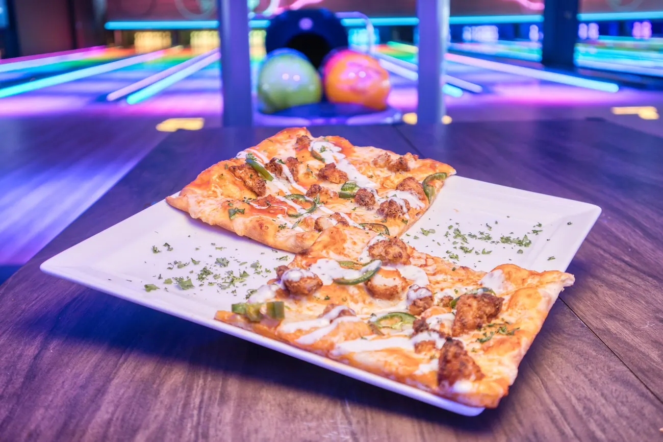 Flatbread served at the lanes